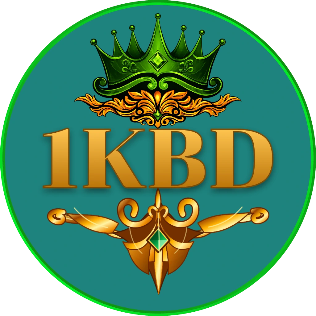 Elegant live casino hostess in a glamorous dress presenting a roulette table in a luxurious studio on 1KBD for players in Bangladesh